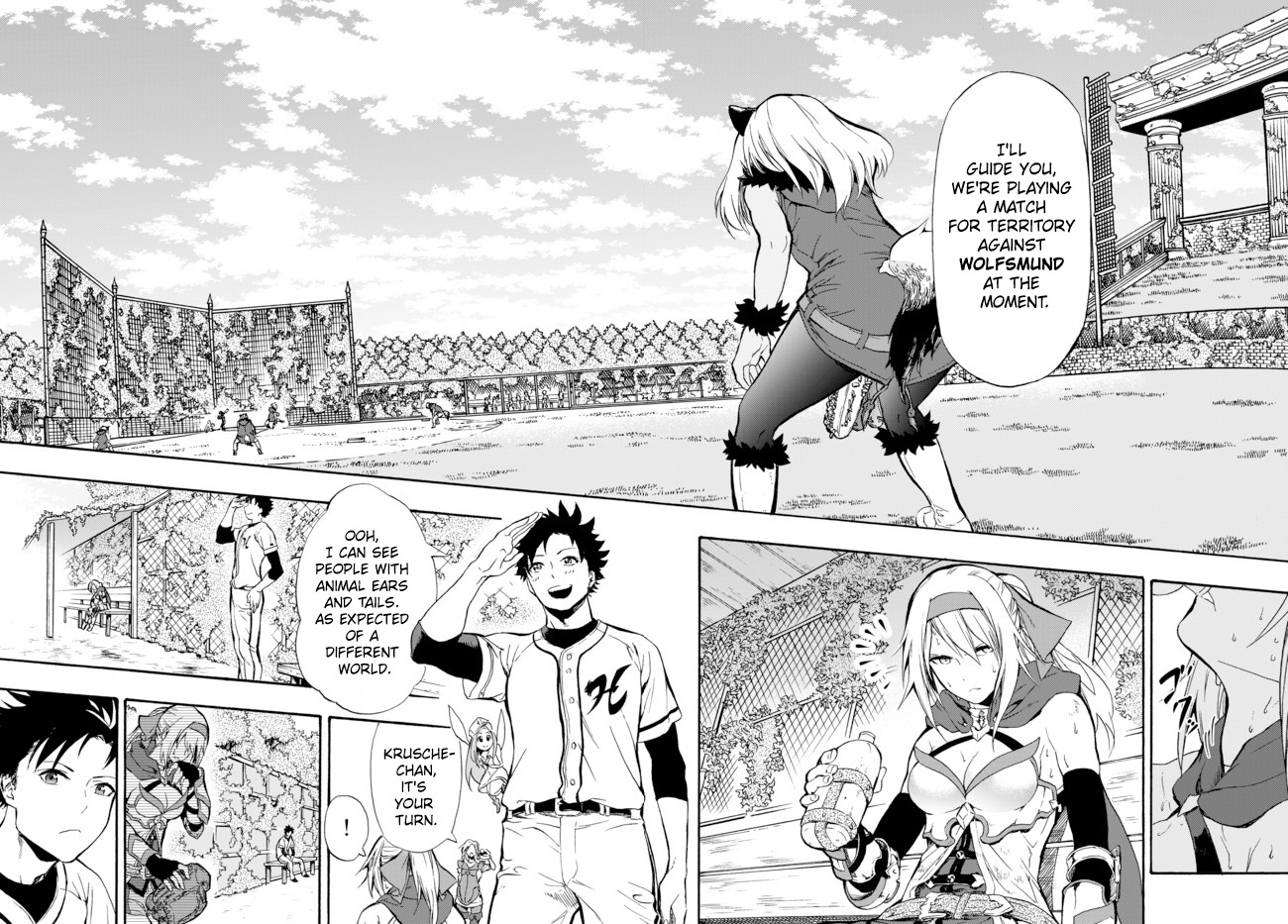 In Another World where Baseball is War, a High School Ace Player will Save a Weak Nation Chapter 1 22